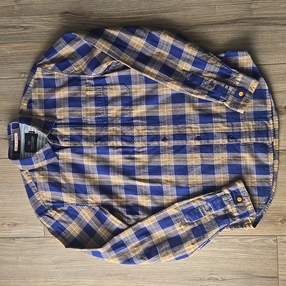 Scotch & Soda Brushed Cotton Plaid Button Down - Picture 1 of 9